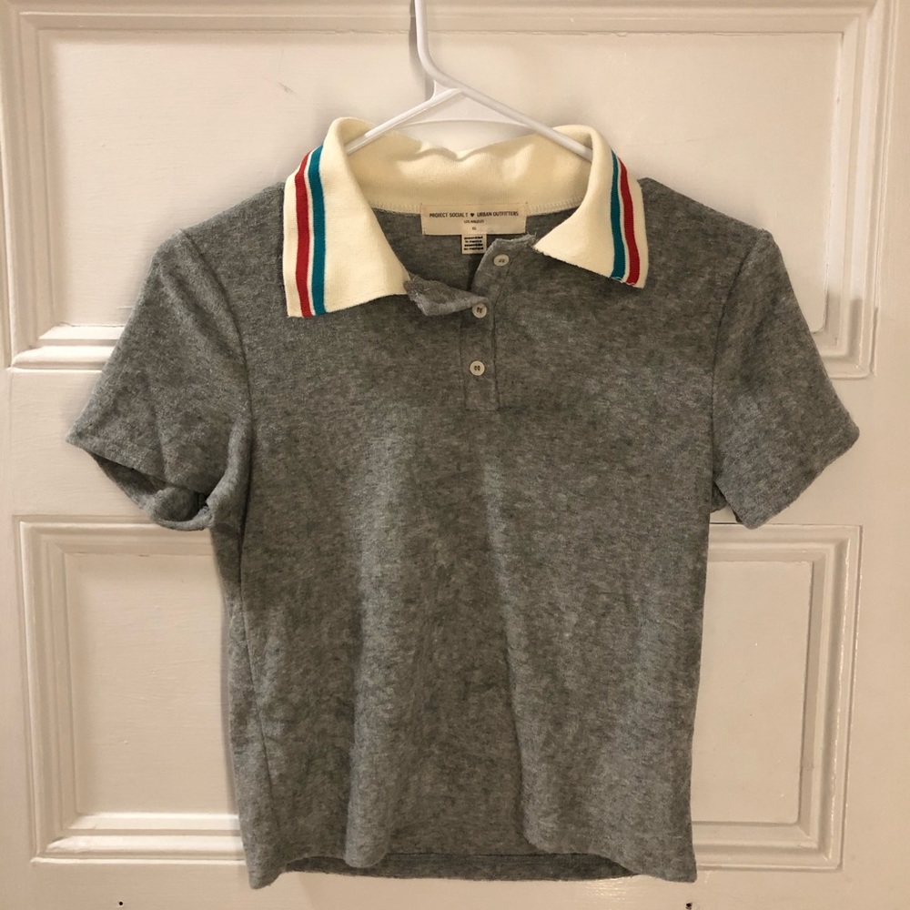 Urban Outfitters - Grey button up tee